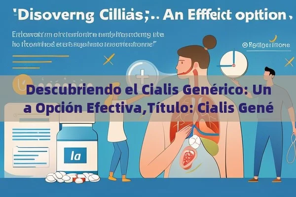 Descubriendo el Cialis Genérico: Una Opción Efectiva, Cialis Genérico: Una Solución Efectiva - Viagra y Priligy