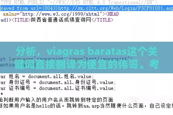 分析，viagras baratas这个关键词直接翻译为便宜的伟哥。考虑到西班牙的文化和语言习惯，以及人们对这类产品的关注度，标题应该既吸引人又不过于直白。 - Viagra y Priligy